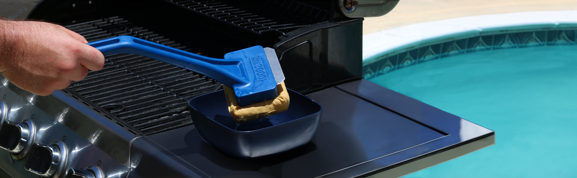 Grill Rescue Steam-Cleaning Grill Brush is the smarter way to